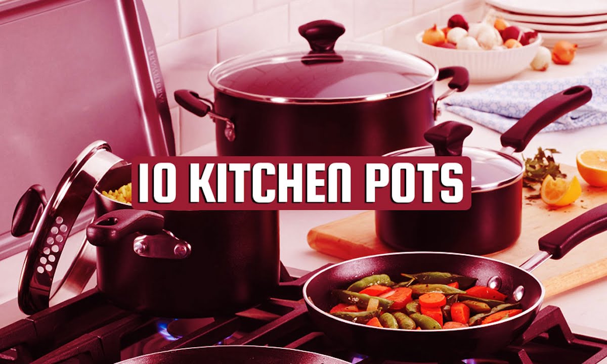 kitchen pots for cooking