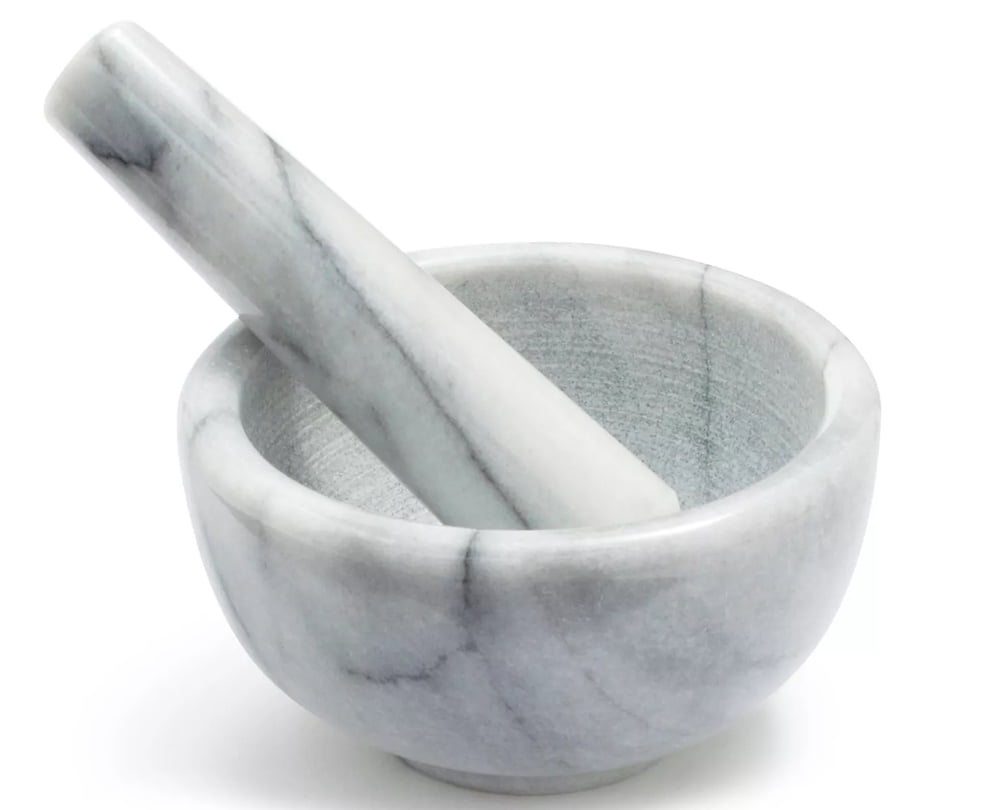 Marble Mortar and Pestle